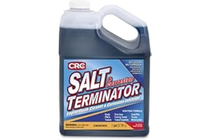 CRC Salt Terminator Engine Flush, Cleaner, And Corrosion Inhibitor, 1 Gallon, Dissolves Salt And Leaves A Protective Coating