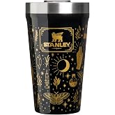 STANLEY Everyday Tumbler with Lid, 16 oz, Black Magic | Insulated Stainless Steel Cup | Press Fit Slider Lid | Iced Drinks with Sweat-Free Exterior | Silicone Bottom | BPA-Free