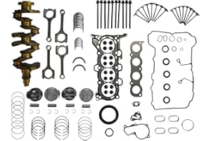 GPQ G4NH 2.0 Engine Rebuild Overhaul Kit w/Crankshaft Crankshaft Con Rods And Head Gasket Set Fit For Hyundai Elantra Kona Tucson Kia Forte Soul Seltos 2.0L 231102E501 2015-2020