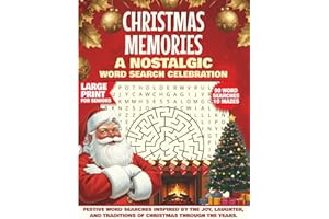 Christmas Memories: A Nostalgic Word Search Celebration: Festive word searches inspired by the joy, laughter, and traditions 
