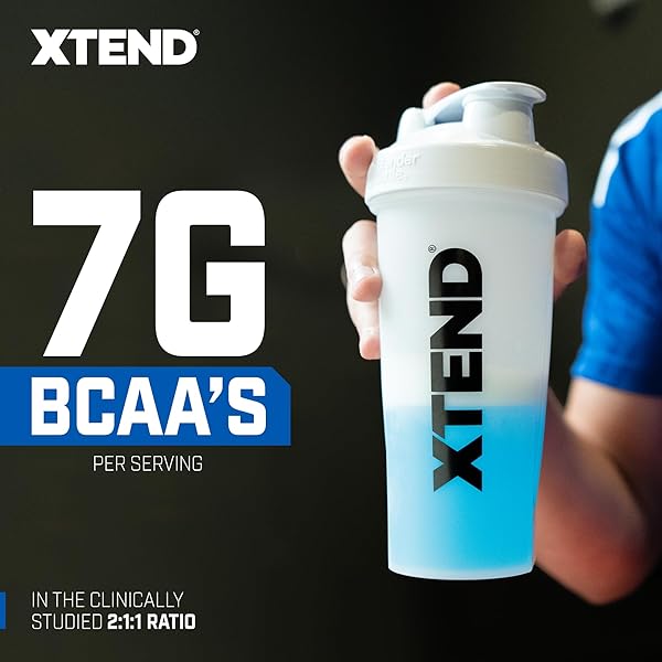 XTEND SPORT BCAA POWDER BLUE RASPBERRY ICE – ELECTROLYTE POWDER FOR RECOVERY & HYDRATION WITH AMINO ACIDS – 30 SERVINGS