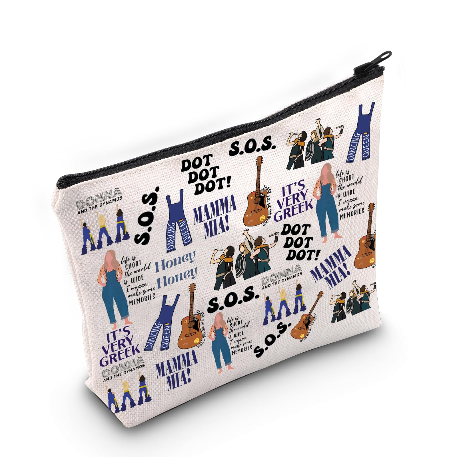 Mamma Cosmetic Bag Mamma Musical Fans Gift Mamma Musical Theatre Gift Mamma Merch (DOT Bag)