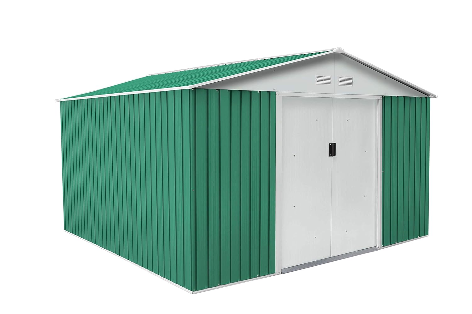 GARDIUN Caseta Metálica Bedford Verde/Blanco 11, 59 m² Exterior