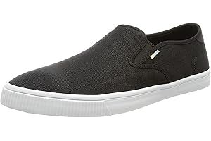 TOMS Mens Baja Slip On Sneakers Shoes Casual - Black
