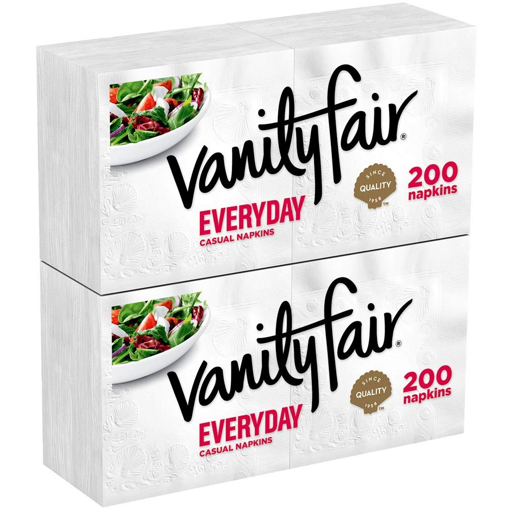 Vanity Fair Everyday Napkins White Pape Buy Online In Guam At Desertcart