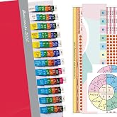 Index Tabs for NEC 2026 Code Book &ndash; Color-Coded for Quick Navigation &ndash; with Wire &amp; Raceway Chart, Formula Guide, 2 Ohm&rsquo;s Law Stickers, Page Numbers Sheet &amp; Alignment Guide (Book Not Included)