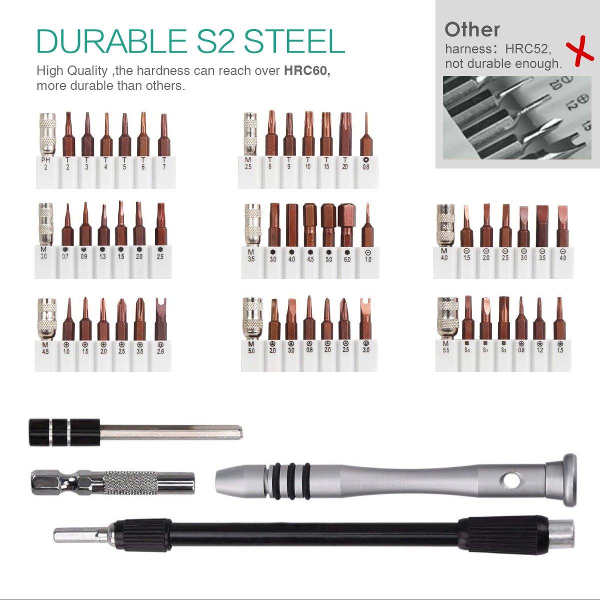 ORIA Screwdriver Set, Driver Kit, Professional Electronics