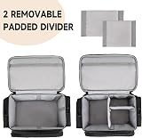 LEFOR Z Extra Large Sewing Box Double-Layer Organizer Bag Black view 4