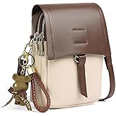 GAEKEAO Small Crossbody Bags for Women Leather Cell Phone Purse Bag Wallet with RFID Blocking Credit Card Slots
