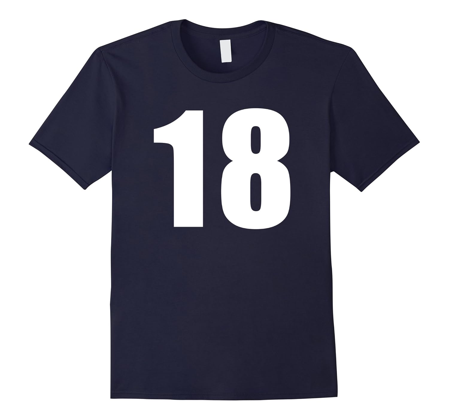 Sports Number 18 Baseball Football Soccer Basketball Shirt-Rose