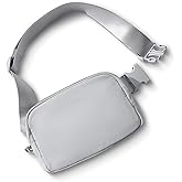 TOBVZOO Belt Bag Fanny Pack Crossbody Bags for Women Men, Everywhere Belt Bags with Adjustable Strap, Unisex Mini Fashion Waist Packs (Grey)