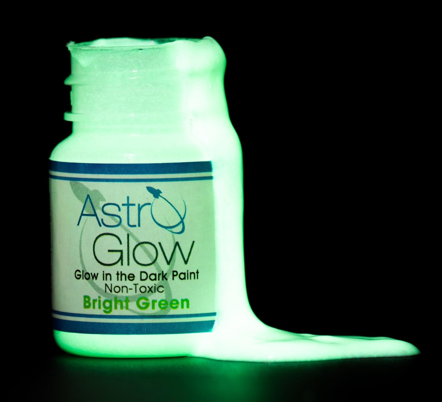 Amazon.com: Astro Glow Non-Toxic Glow in the Dark Paint, Light Green