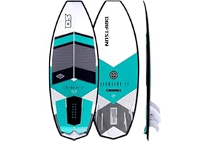 Driftsun Throwdown T2 Wakesurf Board - Length Custom Surf Style Wakesurfer, Quad Fin Set Included