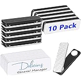Magnetic Name Tag,10pcs Reusable and Customizable Name Tags with Magnetic Backing,Suitable for Clothes, Uniforms, Shirts - Magnetic Name Tags - Name tag Backboard
