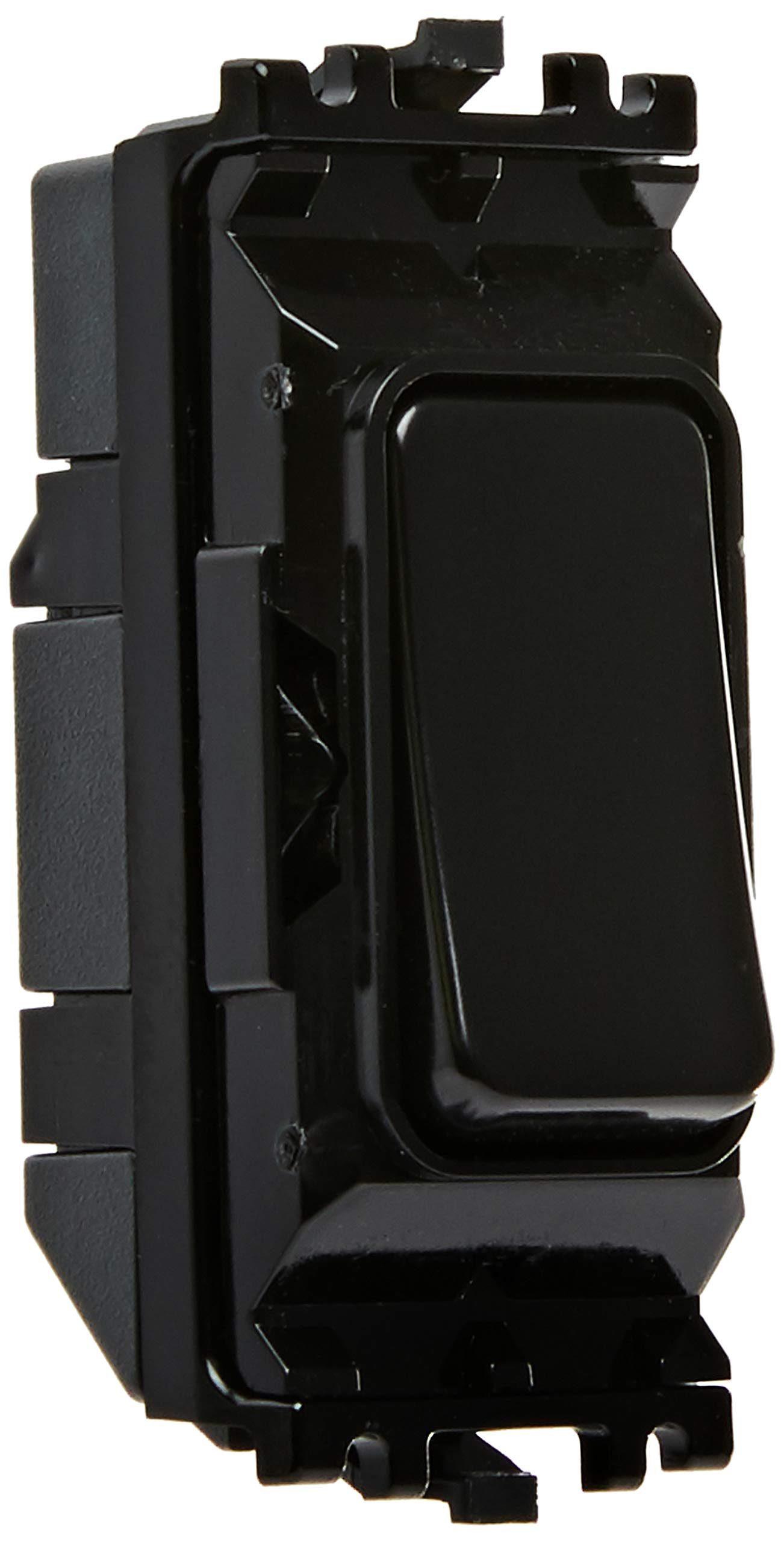 MK Electric Grid Plus 10 Amp 2 Way SP Black Switch Module, K4882BLK