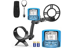 OMMO Metal Detector, Adults Metal Detector with Adjustable Stem, 5 Detection Modes Metal Detectors for Adults, Higher Accuracy Gold Detector IP68 Waterproof Coil for Detecting Gold Treasure