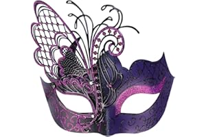 Coddsmz Mysterious Venetian Butterfly Lady Masquerade Halloween Party Mask Evening Prom Ball Mask Bar Costumes Accessory