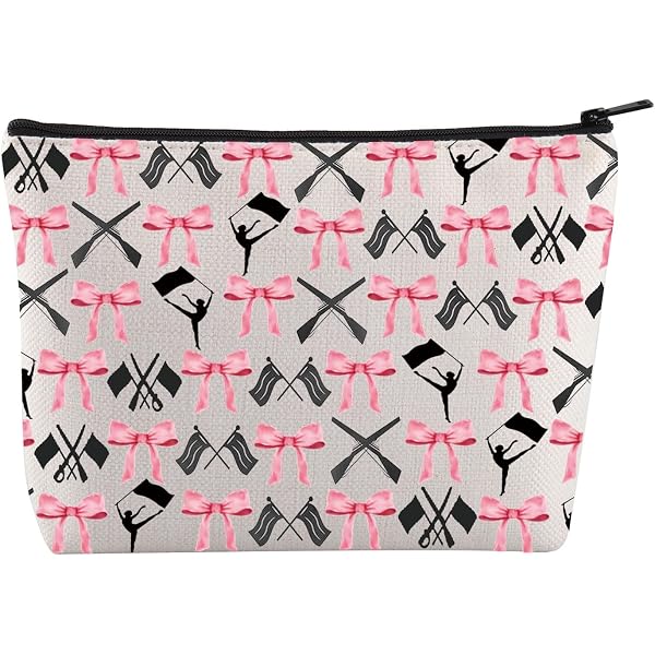 Color Guard Make-up Tasche "It's Me" – 23,5x17cm, Segeltuch, Geschenk Für Marschband