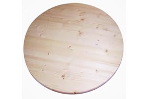 ALLWOOD 1.06 x 36" Round Table Top, Pine Round Panel