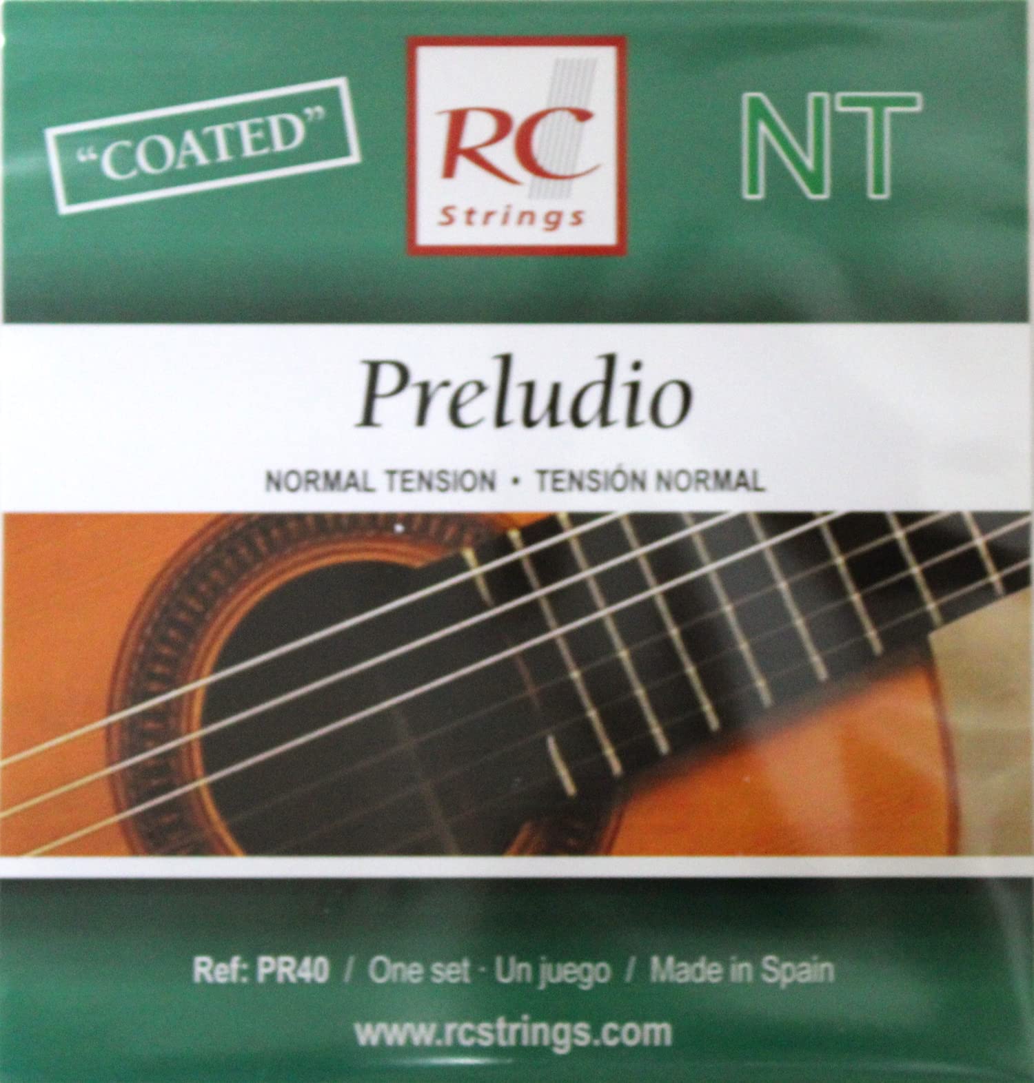 Royal Classics PR40 Preludio Premium Nylon Classical Guitar Strings, Medium