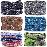 Neck Gaiter Face Mask Cover Scarf Bandana for Men Women, Sun, Dust-proof Tube Gaiter for Cycling Motorcycle Running Fishing