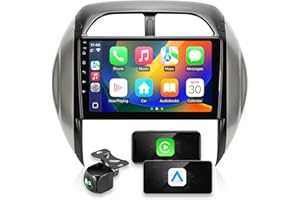 Crownyu for Toyota RAV4 Radio Compatible with Wirelessly Carplay Android Auto Upgrade Android Car Stereo Bluetooth Navigation Touchscreen GPS FM Multimedia Player Backup Camera Head Unit (2004-2005)