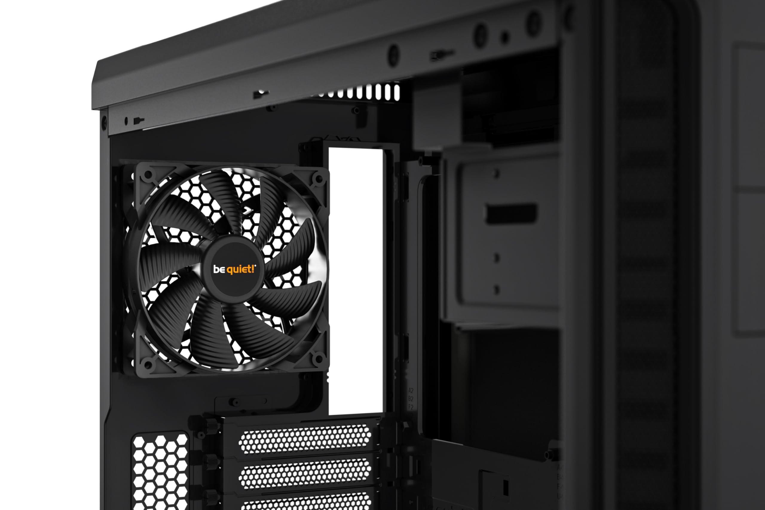 be quiet! Pure Base 600 | ATX Midi Tower PC Case | 2 Pre-Installed Pure Wings 2 Fans | Tempered Glass Window | Black | BGW21