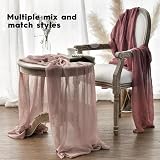 Artoid Mode Boho Dusty Pink Gauze Table Runner 400 cm Polyester view 4