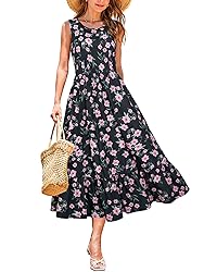 STYLEWORD Women's 2025 Summer Sleeveless Crewneck