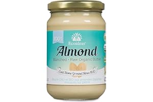 Ecoideas Organic Whole Skinned Almond butter, 300 grams