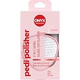 Onyx Professional Pedi Polisher, 2-in-1 Nano Glass Exfoliator - Dual Sided Nano Glass Foot File Callus Remover, Dry Skin, Dead Skin, Hair Removal, Compact, Waterproof