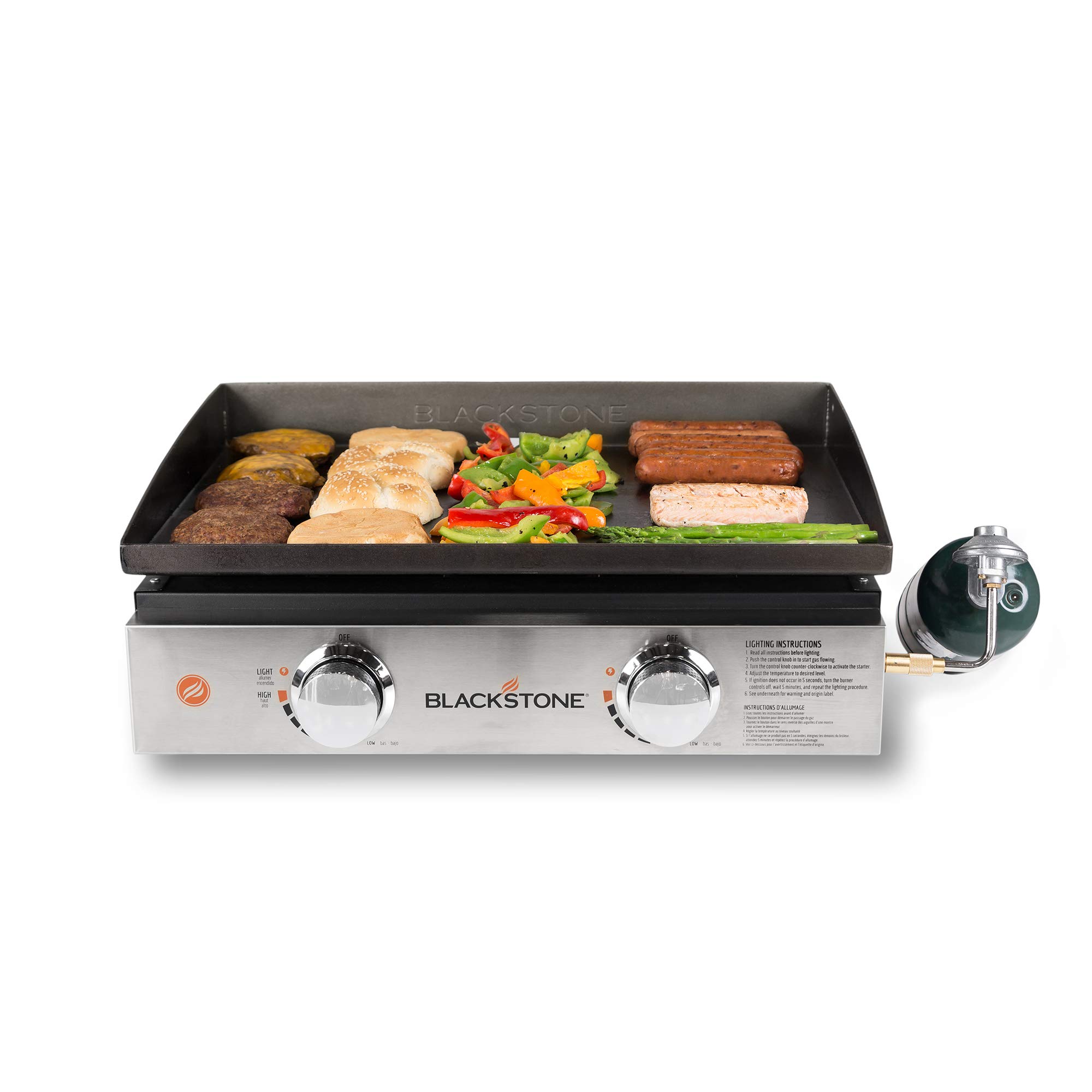 Blackstone 1666 Tabletop Griddle with Stainless Steel Front Plate-22