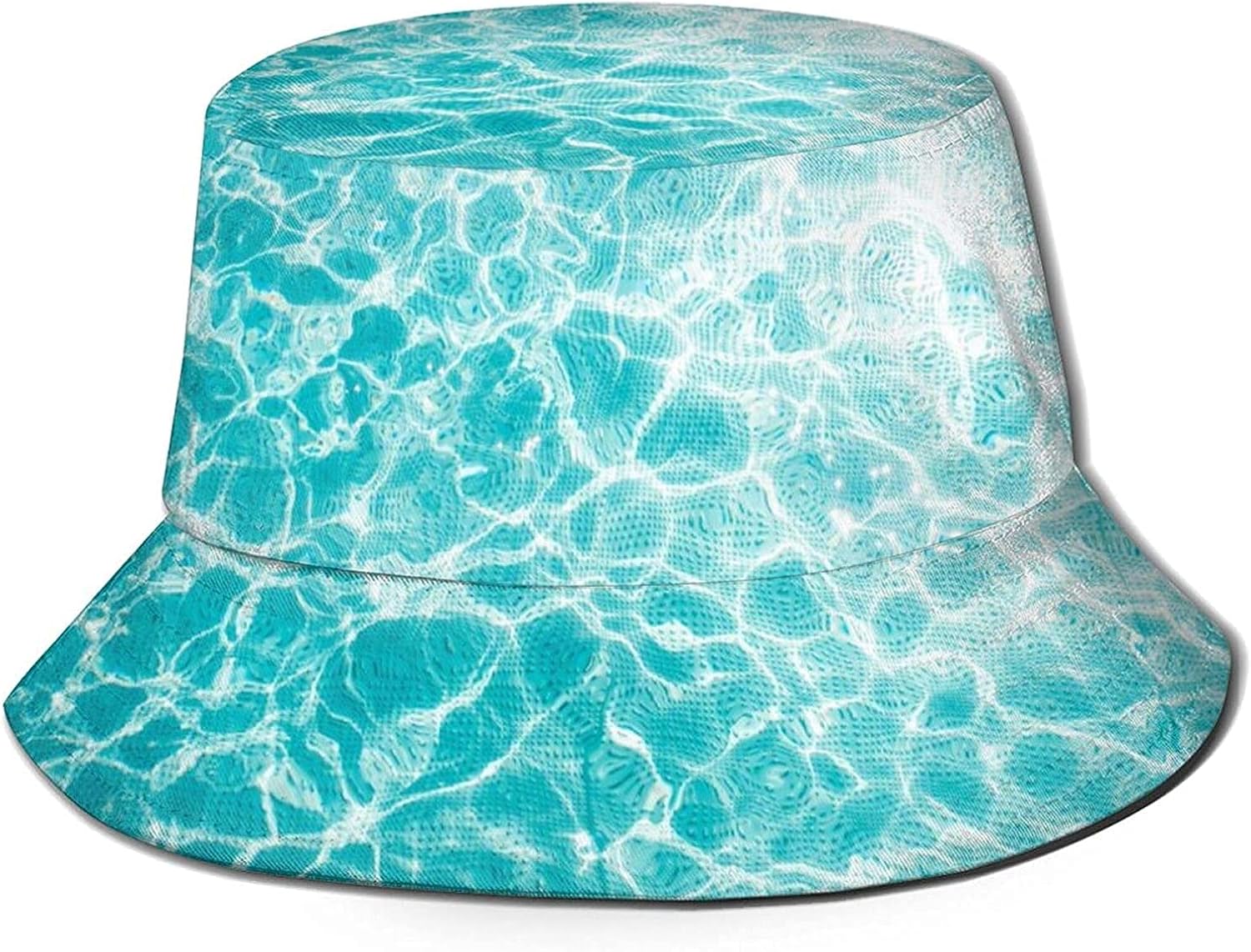 Water Ripples in The Pool Bucket Sun Hat for Men & Women Uv Protection