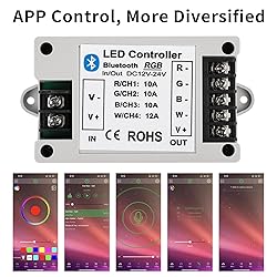 LIVE4COOL RGB/RGBW LED Bluetooth Controller RGB LED