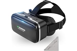 AXNCVFVR VR SHINECON VR Headset Glasses High-end Version of The Removable 3D Virtual Reality Helmet 4.7-6.8 inches for iOS, Android