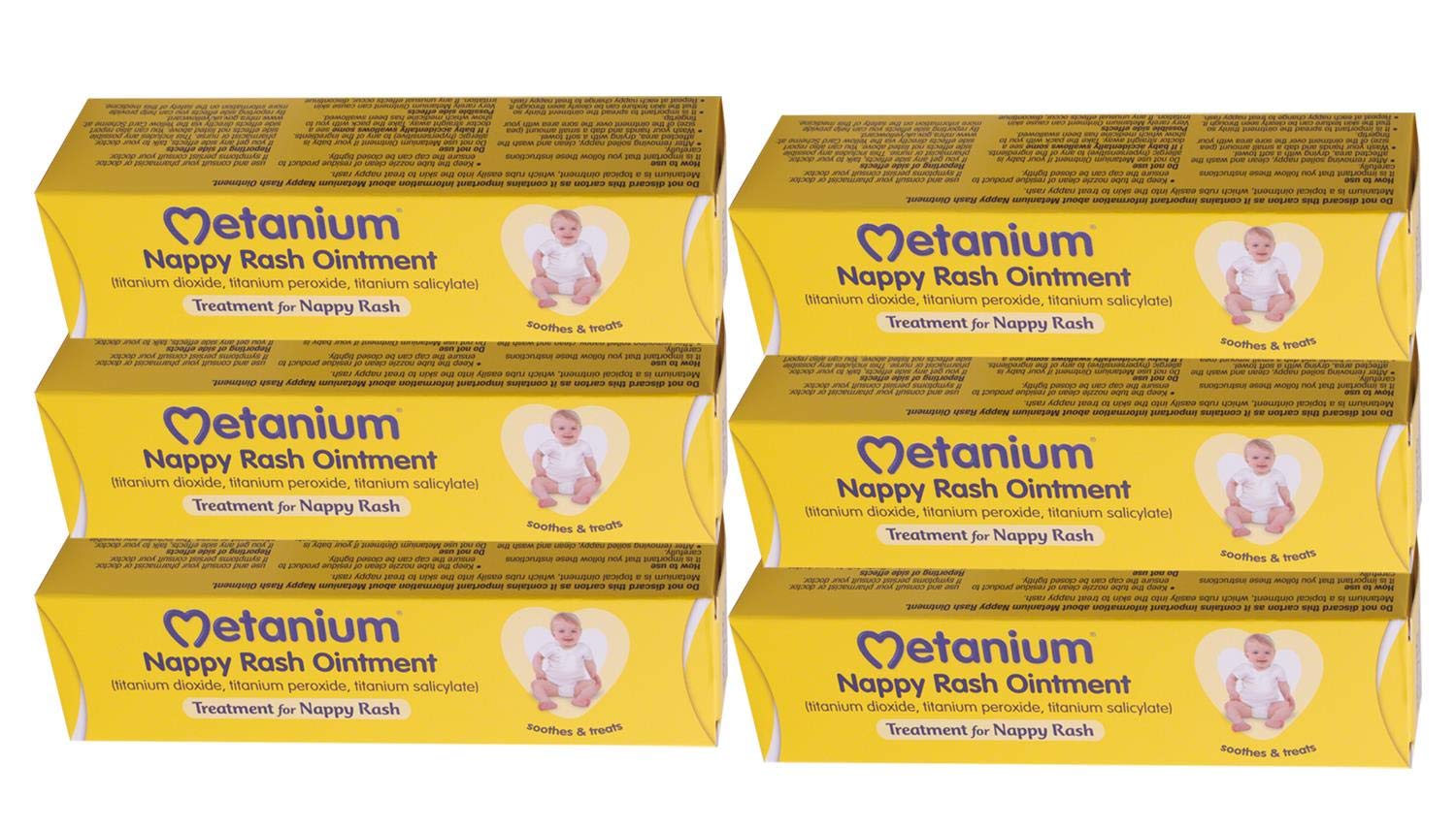 Metanium Nappy Rash Ointment 30g Pack Of 6 Amazon Co Uk Health