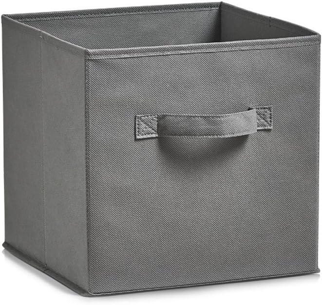 Contenitore Zeller In TNT Rosa 32x32x32 Cm - Salvaspazio, Richiudibile E Stabile - Foto 2