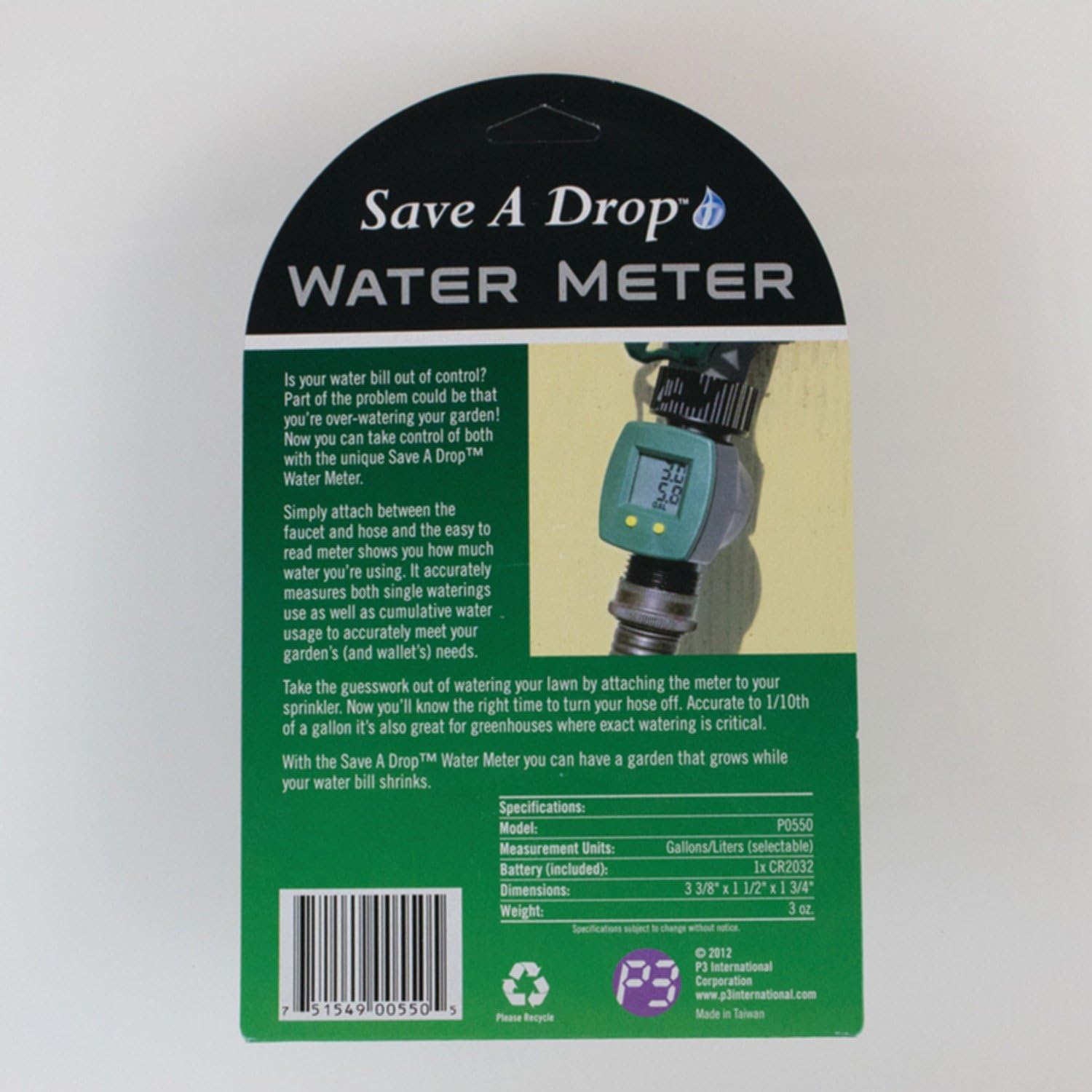 P3 P0550 Water Meter: Home Improvement