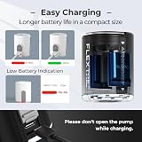 FLEXTAILGEAR Portable Air Pump 4kPa 180L/min 1600mAh view 8