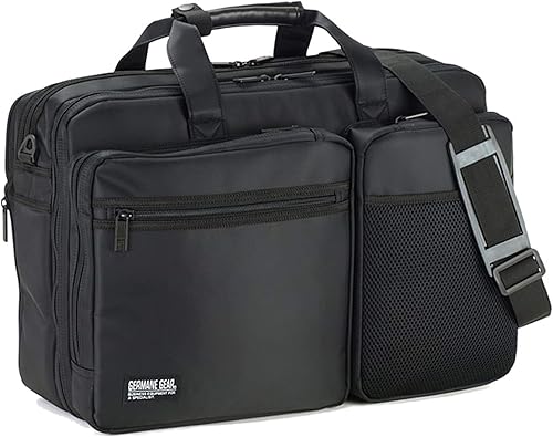 Amazon B4 ビジネスバッグ メンズ 3way 大容量 軽量 ブランド 出張 キャリーオン マチ拡張 2室 Cwh0407 26 黒 F Cross World クロス ワールド ショルダーバッグ