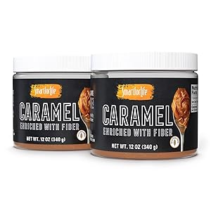 Smart for Life Caramel Enriched with Fiber, 2 Pack -12 Oz. Caramel Sauce - No preservatives. Thick and Rich. Sugar Alcohol free, Gluten Free, Dessert and Breakfast Topping.