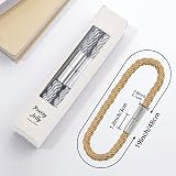 Pretty Jolly 4 Pack Magnetic Curtain Tiebacks Bronze 19in No Drill Drape view 5