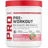 GNC Pro Performance Pre-Workout, Watermelon, 30 Servings | Delivers Natural Caffeine, Beta-Alanine, Citrulline, and Electrolytes for Energy and Performance, Banned Substance Tested