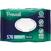 Prevail Personal Cleansing Wipe 8 x 12" WW-810, 12 Pack 576 Wipes