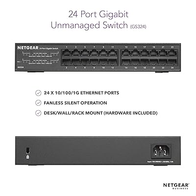 Buy Netgear 8 Port Gigabit Ethernet Unmanaged Switch Gs908 Desktop Housing With Integrated Ethernet Cable Management And Fanless Design For Quiet Operation Online In Lebanon B07vzkfyrr