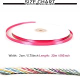 ZSYIULIA Dark Purple Satin Ribbon 6mm x 91m Gift Wrapping Craft view 2