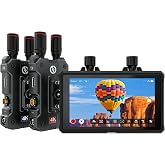 Hollyland 4K Video Transmit Family - Mars 4K(TX&amp;RX) Wireless Transmitter Receiver and Mars M1 Enhanced Wireless Transmitter/Receiver/Monitor (1 Set)