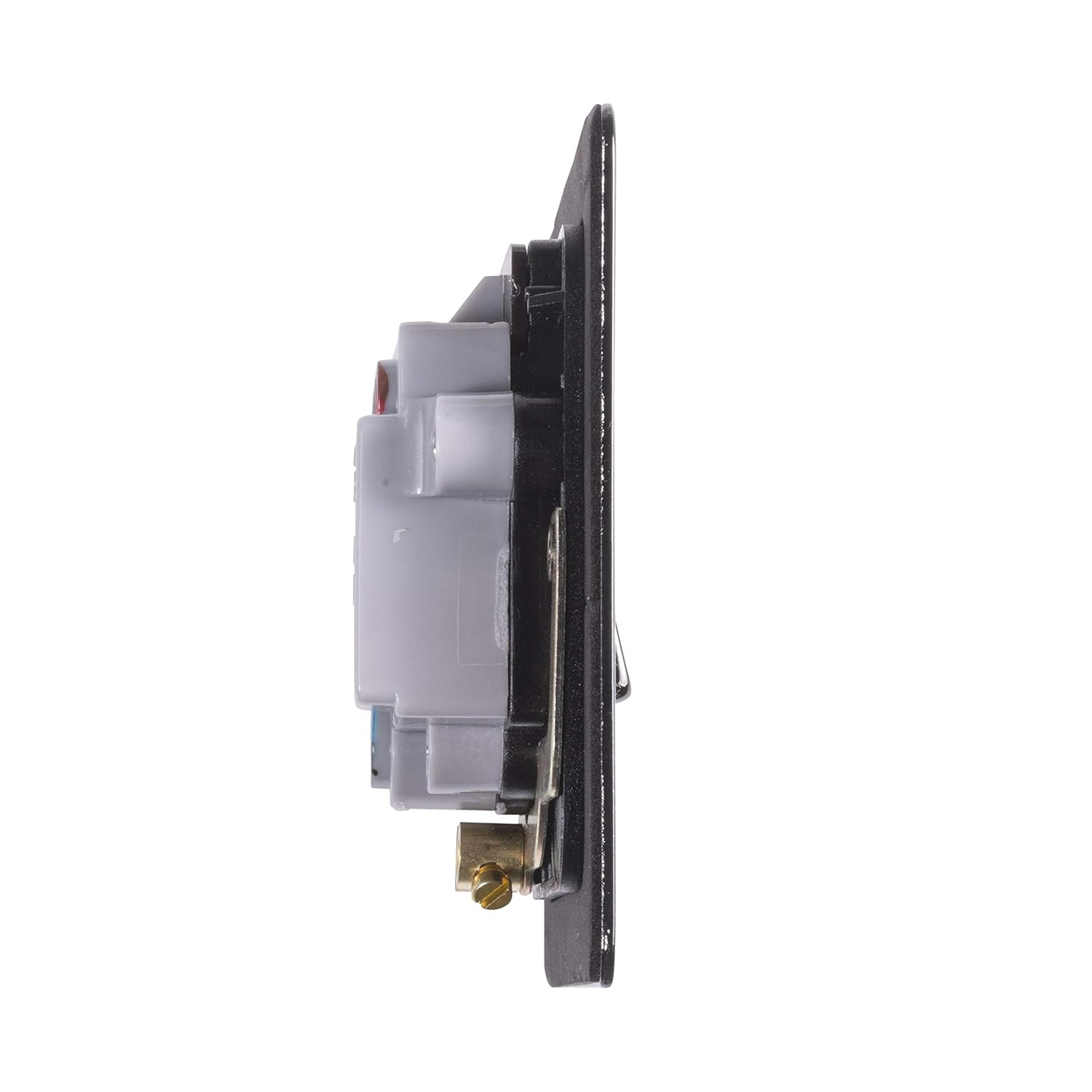 Schneider Electric Ultimate Flat Plate, Switched Single Fused Connection Unit with Neon Indicator, 13A, GU5211BBN - Image 4