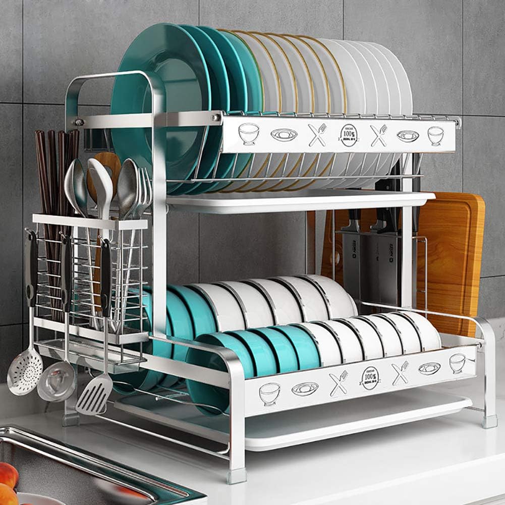 10 Mejores Escurridor De Vajilla De Acero Inoxidable | (2020)