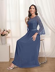 Wedtrend Women's Bridesmaid Dresses, 3/4 Flared